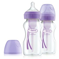 Dr.Brown'sWide-Neck РР Optiоns+ Baby Bottle 270 ml, 2pcs Purple