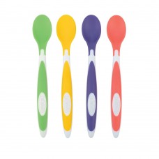 Dr.Brown's Soft-Tip Toddler Feeding Spoons, 4 pcs