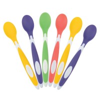 Dr.Brown's Soft-Tip Toddler Feeding Spoons, 6 pcs