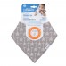 Dr. Brown’s Bandana Bib with Snap-On Teether Beige