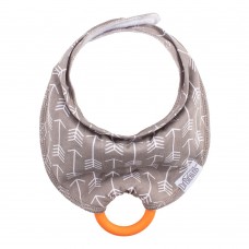  Dr. Brown’s Bandana Bib with Snap-On Teether Beige