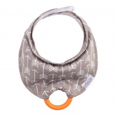 Dr. Brown’s Bandana Bib with Snap-On Teether Beige