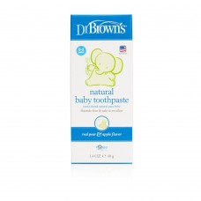 Dr. Brown’s Natural Baby Toothpaste, Fluoride-Free, Apple & Pear