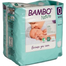 Bambo Nature Eco nappies XXS 1-3 kg, 24pcs. size 0