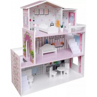 FreeON Free2Play Wooden Dollhouse Pink FreeON Free2Play Wooden Dollhouse Pink