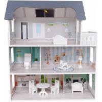 FreeON Free2Play Дървена къща за кукли Сива FreeON Free2Play Дървена къща за кукли Сива