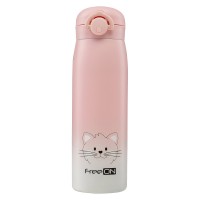 FreeON Stainless steel insulated bottle 480 ml Kitty FreeON Stainless steel insulated bottle 480 ml Kitty