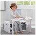 Ginger Home Toy Storage, Seating Bench and Desk 3 in 1