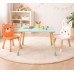 Ginger Home Детски kомплект маса с 2 стола Мече и Зайче