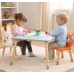 Ginger Home Детски kомплект маса с 2 стола Мече и Зайче