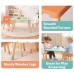 Ginger Home Детски kомплект маса с 2 стола Мече и Зайче