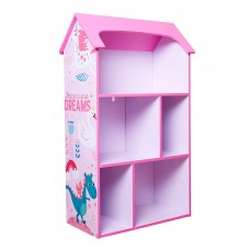 Ginger Home Children's House Bookcase with Roof Dreams