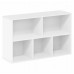 Ginger Home Children's Wooden Bookshelf with 5 Compartments