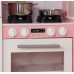 Ginger Home Large Corner Wooden Play Kitchen with Accessories, Sounds, and Light