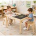Ginger Home 5-in-1 Activity Table Set with Storage Bins and 2 Chairs