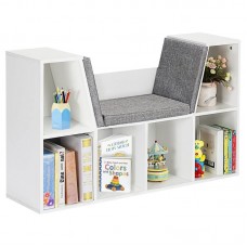 Ginger Home Детска Библиотека 3 в 1 с пейка