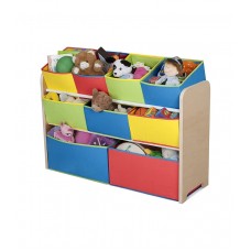 Ginger Home Children's Toy organizer with 9 storage boxes Colors