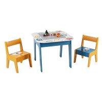Ginger Home Children's wooden set Table with 2 Chair and storage compartment Ghosts Ginger Home Children's wooden set Table with 2 Chair and storage compartment Ghosts