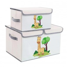 Ginger Home Комплект кутии за съхранение на играчки Жираф