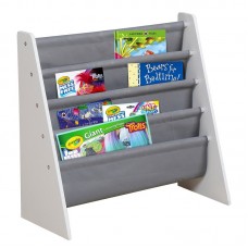 Ginger Home Детска eтажерка за книги и играчки White-Grey