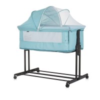 Chipolino Co-sleeping Baby Crib with drop side Zen Green
