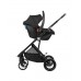 Kikka Boo Baby Stroller 3 in 1 Cherie Black