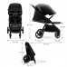 KinderKraft Mitzy baby stroller Ink Black