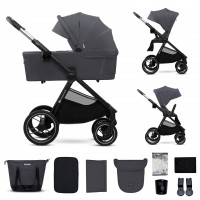KinderKraft Бебешка количка 2 в 1 Nea 2.0 Deep Grey KinderKraft Бебешка количка 2 в 1 Nea 2.0 Deep Grey