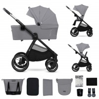KinderKraft Бебешка количка 2 в 1 Nea 2.0, Platinium Grey KinderKraft Бебешка количка 2 в 1 Nea 2.0, Platinium Grey