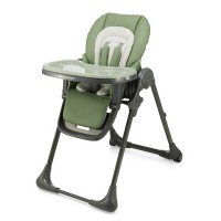 KinderKraft 2 in 1 Folding High Chair Tummie Green
