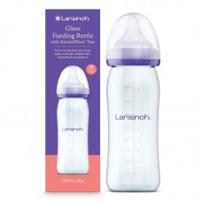 Lansinoh Feeding Bottle with natural Wave Teat 240ml Lansinoh Feeding Bottle with natural Wave Teat 240ml