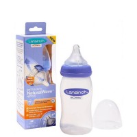 Lansinoh  Baby Feeding Bottle with natural Wave Teat 240ml