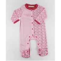 Babybol Бебешки гащеризон Цветя, Розов