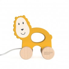 Matchstick Monkey дървена играчка за дърпане Лъвче Matchstick Monkey дървена играчка за дърпане Лъвче