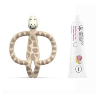 Matchstick Monkey чесалка с апликатор и гел за никнещи зъбки Жираф Matchstick Monkey чесалка с апликатор и гел за никнещи зъбки Жираф