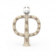 Matchstick Monkey Първата бебешка тренировъчна четка за зъби Жираф