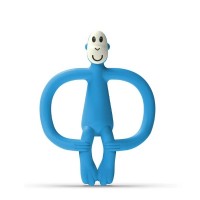 Matchstick Monkey Monkey Teether Blue