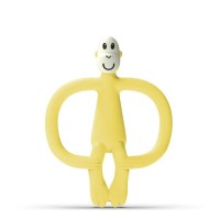 Matchstick Monkey Monkey Teether Yellow