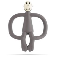 Matchstick Monkey Чесалка с апликатор Original Monkey Teething Toy Сива Matchstick Monkey Чесалка с апликатор Original Monkey Teething Toy Сива