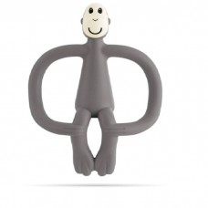 Matchstick Monkey Чесалка с апликатор Original Monkey Teething Toy Сива