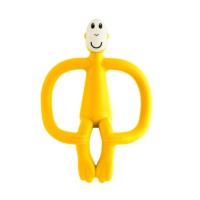 Matchstick Monkey Чесалка с апликатор Original Monkey Teething Toy Жълта