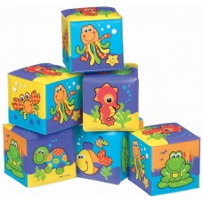 Playgro Soft Blocks With Colourful Animal Figures