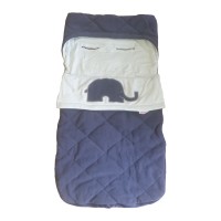 Minene Cosy Foot Muff Blue Elephant Minene Cosy Foot Muff Blue Elephant