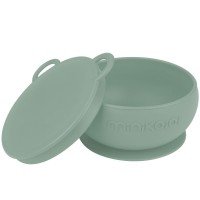 Minikoioi Silicone Baby Bowl with Lid Bowly River Green