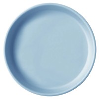 Minikoioi Силиконова чиния Basics-Plate Mineral Blue