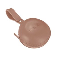 Minikoioi Silicone Pacifier Case Pod Woody Brown