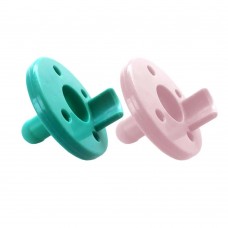 Minikoioi Силиконови залъгалки Basics-Soother, 2 броя Aqua Green - Pinky Pink