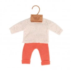 Miniland Knitted Doll Outfit 38cm Sweater and Trousers