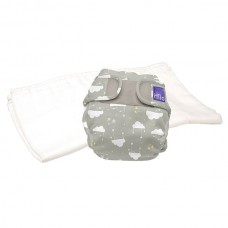 Bambino Mio Пробен комплект Miosoft щампа Сиви облаци