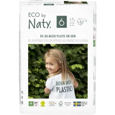 Naty Eco nappies Nature Babycare size 6